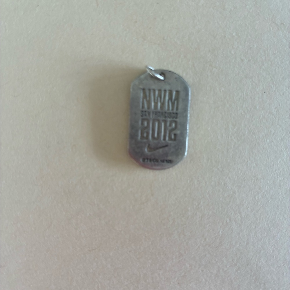 Tiffany & Co. Nike Women’s Half Marathon DC Sterling Silver Charm/Pendant